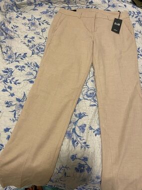 Women's Wide-Leg Dress Pants in Light Beige